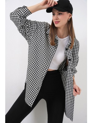 Hiccup Kadın Bdart Regular Fit Oduncu Gömlek Siyah