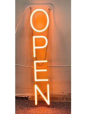 Açık Open Neon LED Tabela