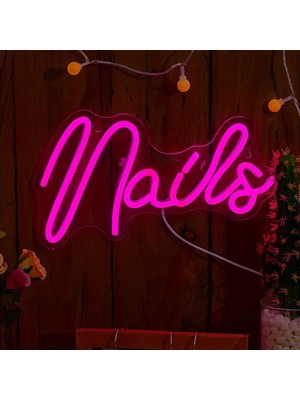 Tırnak, Nails LED Tabela