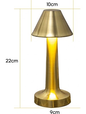 Go İthalat Mantar Lamba Dekoratif Masa Lambası USB Şarj Edilebilir Dokunma Kontrolü Göz Bakımı Sanatsal Komidin Yatak Odası Için Işık Oturma Odası Çalışma Odası Restoran (4832)