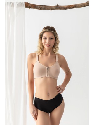 Çamaşır Kenti Gallipoli 1061 Kadın Desteksiz Fermuarlı Sporcu Sütyen