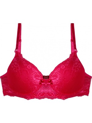 Moda Çizgi Dantelli Desteksiz Sütyen B Kap 141