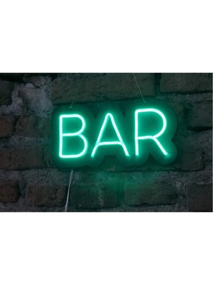Bar Neon Ledli Duvar Aydınlatması