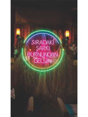 Mekan Dekoru Neon Ledli Tabela