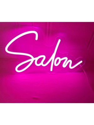 4lü Salon Neon LED Yazı Seti