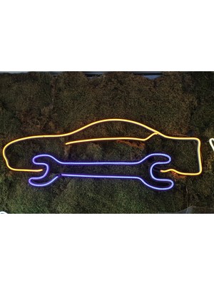 Neon Tabela Neon Dekoratif Duvar Aydınlatması Arabba