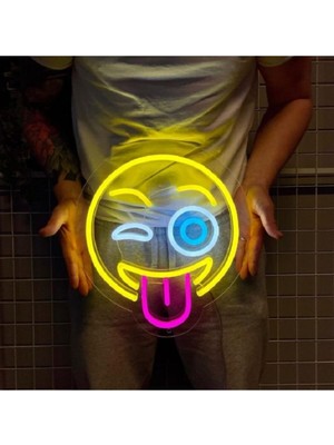 Dil Smile Neon LED Işık Gece Lambası