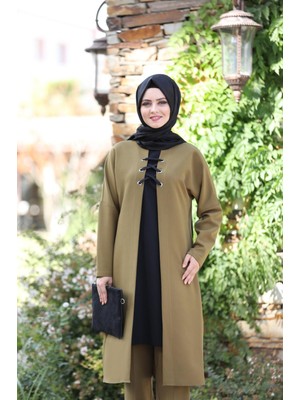 Bağcık Detay Ikili Takım Mdc 5561 Haki