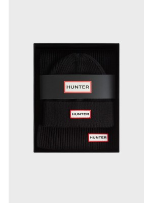 Hunter Jura Unisex Siyah Atkı & Bere Seti Unisex Siyah Atkı & Bere Seti Hxru0047251-Hb