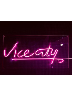 Vice City Neon LED Tabela 50CM