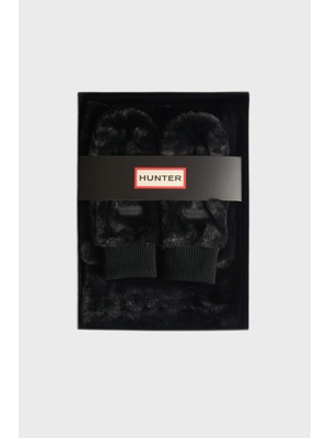 Hunter Glentanur Sherpa Unisex Siyah Atkı & Eldiven Seti Unisex Siyah Atkı & Eldiven Seti Hxru0027252-Hb