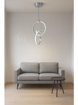 Avizem Ledli Avize Dünya Küçük Krom