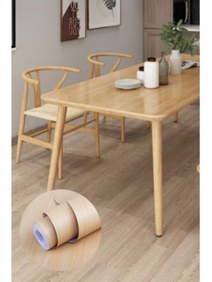 Ett Ahşap Görünümlü Kendinden Yapışkanlı Kaplama Folyosu 5 Metre Dinç Store - 004982