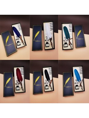 Ett Tüylü Divit Kalem Seti Dinç Store - 004982