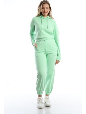 Polo State Kadın 3 Iplik Eşofman Takımı Yeşil