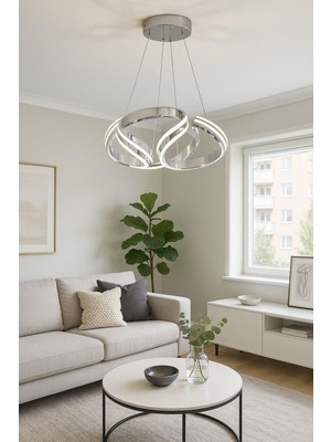 Avizem Ledli Avize Dronlu Papatya 4 Kanal Krom