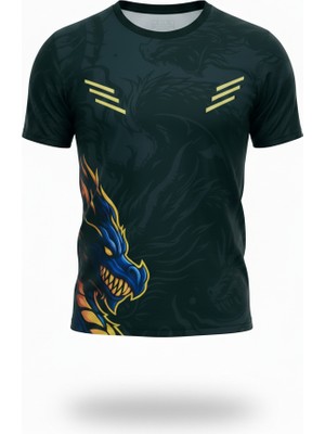 Gym T-Shirt,forma Ufc Crypto Venum Tişort,ejderha Tasarım Forma -Futbol Forma-Antreman