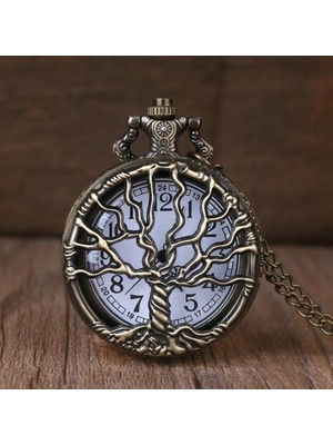 Ett Hayat Ağaçı Tasarımlı Köstekli Saat Dinç Store - 004982