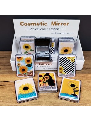 Ett Papatya Çiçeği Motifli Cep Aynası Dinç Store - 004982