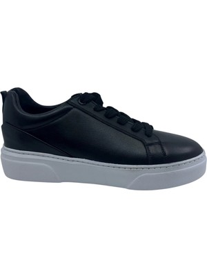 Papuccu 1481004-1 Siyah Deri Sneaker