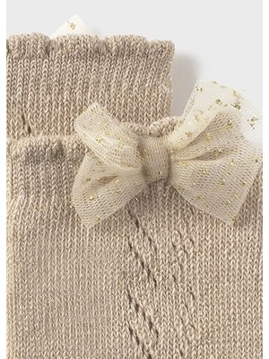 Mayoral Bej Uzun Bebek Çorabı 10010