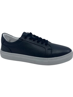 Papuccu 1481005 Lacivert Erkek Deri Sneaker