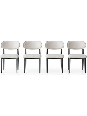 Alloni Oslo Metal Sandalye (4 Adet)