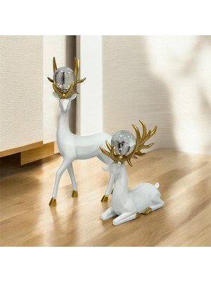 Şahane Home 2 Li Büyük Boy Geyik