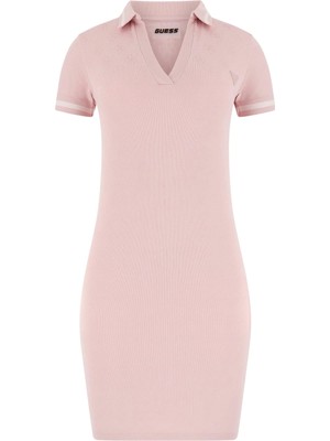 Guess Pepi 4g Dikişsiz Kadın Pembe Elbise V6RK02Z4692-F6ZY
