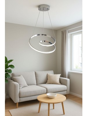 Avizem Ledli Avize Kaos 2 Li Küçük Krom