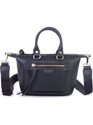 Nas Bag Kadın Mini El ve Postacı Çantası Siyah Victoria