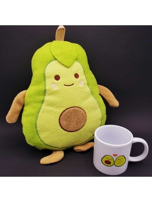 Ett Avokado Yastık ve Kupa Seti Dinç Store - 004982
