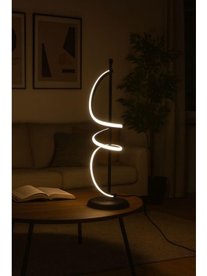 Avizem Ledli Abajur Serafina Siyah