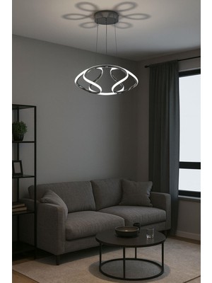 Avizem Ledli Avize Dron Küçük Krom