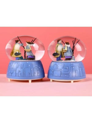 Ett Işıklı Müzıklı Kar Küresı Orta Boy Dinç Store - 004982