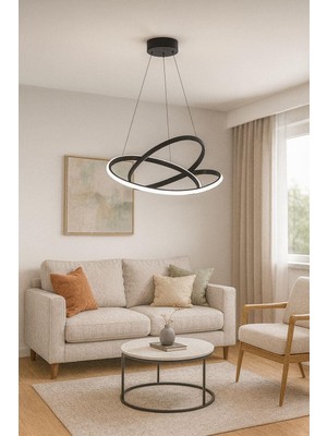 Avizem Ledli Avize Kar Çiçeği Orta Siyah