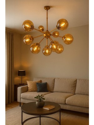 Avizem Camlı Avize Balon 9 Lu Eskıtme