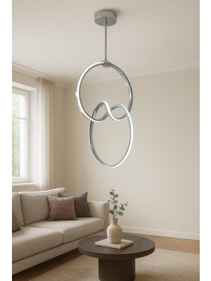 Avizem Ledli Avize Dünya Büyük Krom