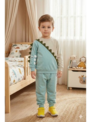 Mj Kids Ikili Dino Erkek Takım