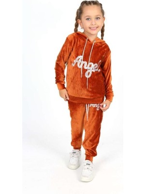Mj Kids Ikili Kapüşonlu Kadife Eşofman Takım