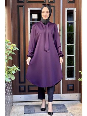 Moda Çizgi Desenli Tunik