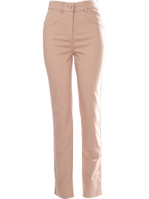 Seleste Minimalist Yüksek Bel Kadın Pantolon - Regular Fit - Günlük & Ofis