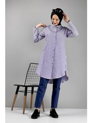 Moda Çizgi Desenli Tunik