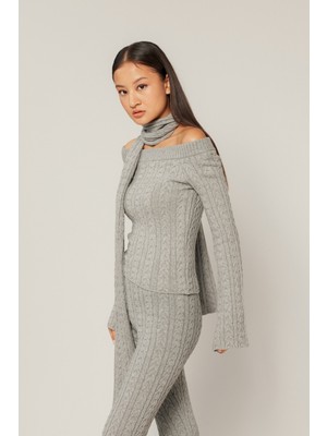 Nisan Triko Atkılı Triko Takım