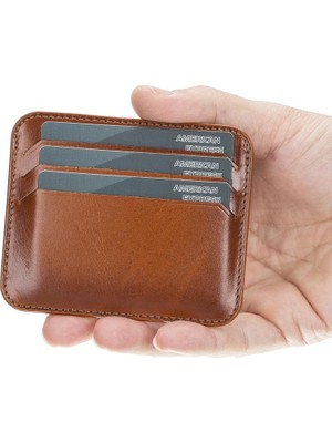 PLM Pedro Slim Deri Kartlık RST2EF Taba