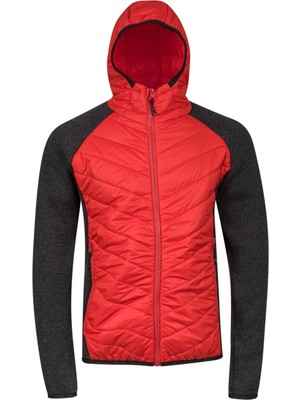 2AS Lucas Erkek Kapşonlu Tam Fermuarlı Sweat Kırmızı