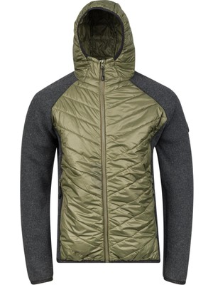 2AS Lucas Erkek Kapşonlu Tam Fermuarlı Sweat Haki