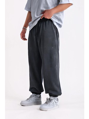 Vladivosto Paçası Lastikli Bol Kalıp Oversize Baggy Büyük Beden Eşofman Altı