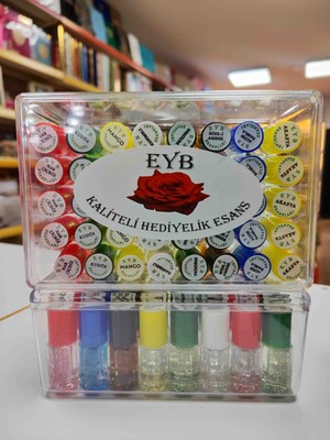 Semazen 40'lı Paket Içerisinde Alkolsüz Esans Koku Hac ve Umre Hediyesi 3ml Cam Şişe