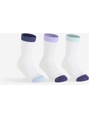 Decathlon Spor Çorabı - Uzun Konçlu - 3 Çift - Mavi - Rs 500